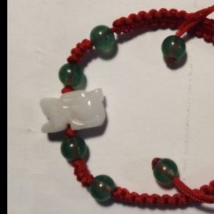 100% Jade zodiac Rabbit Bracelet.